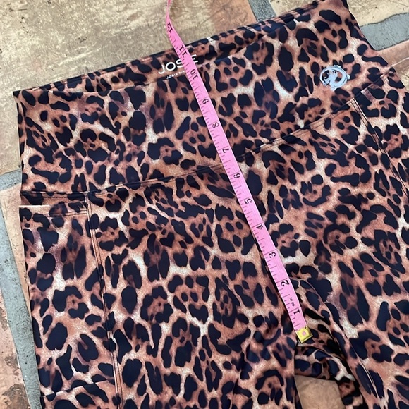 NEW Josie Natori Size Small Leopard Print Biker Shorts Athleisure New w Tags NWT - Picture 8 of 10